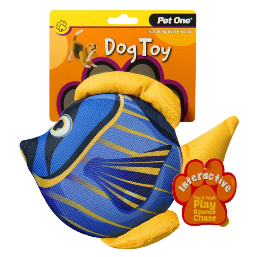 Pet One Angelfish With Big Squeaker Dog Toy, Dog Toys, toys for dogs, pet essentials warehouse
