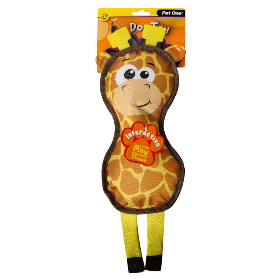 Pet One Giraffe With Squeaker Dog Toy, Giraffe dog toy, toys for dogs, pet essentials warehouse 