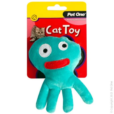 Pet One Plush Octopus Blue Cat Toy, Toys for cats, Kitten toys, Pet Essentials Warehouse