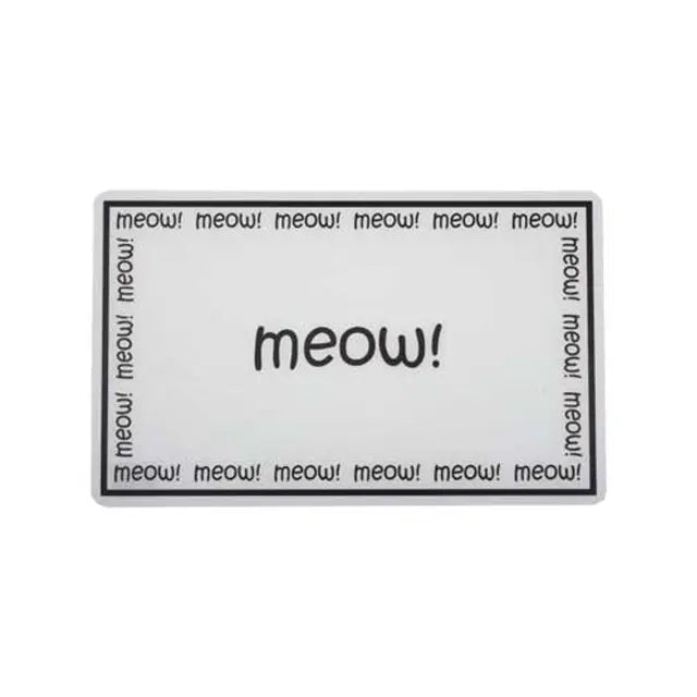 Placemat Meow, Placemats for cats and dogs, Pet Essentials Warehouse