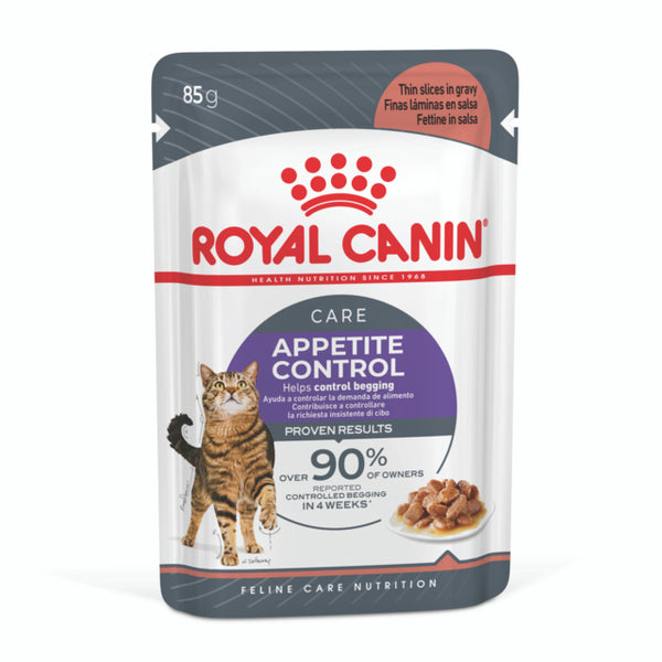 Royal Canin Appetite Control Gravy Adult Wet Cat Food, Royal Canin Cat food Wet, Wet Cat food, Appetite control for cats, Royal Canin, Pet Essentials Warehouse