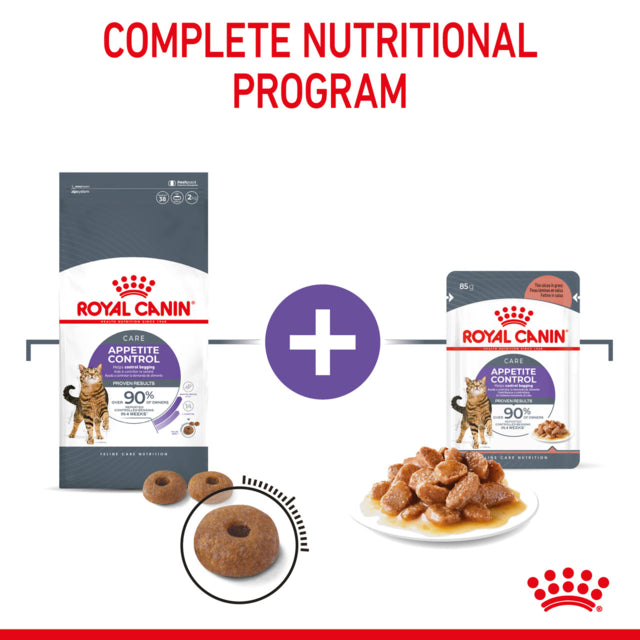 Royal Canin Appetite Control Gravy Adult Wet Cat Food, Royal Canin Cat food Wet, Wet Cat food, Appetite control for cats, Royal Canin, Pet Essentials Warehouse