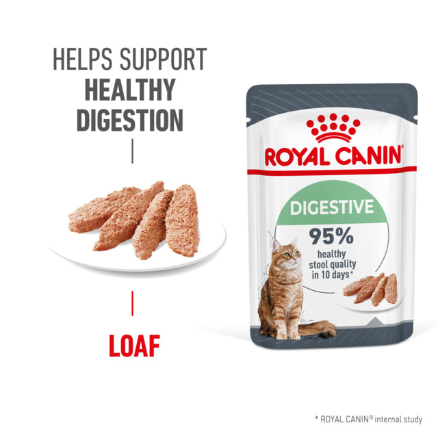 Royal Canin Digestive Care Loaf Adult Wet Cat Food, Digestive Care for cats, Loaf cat food, Royal Canin, Pet Essentials Warehouse