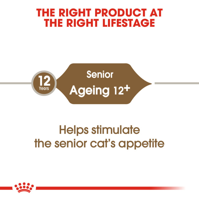 Royal Canin Ageing 12+, Aging cat food, Cat food for senior cats, Old cat, cat food, 12 years plus cat food, Pet Essentials Warehouse, poster for royal canin