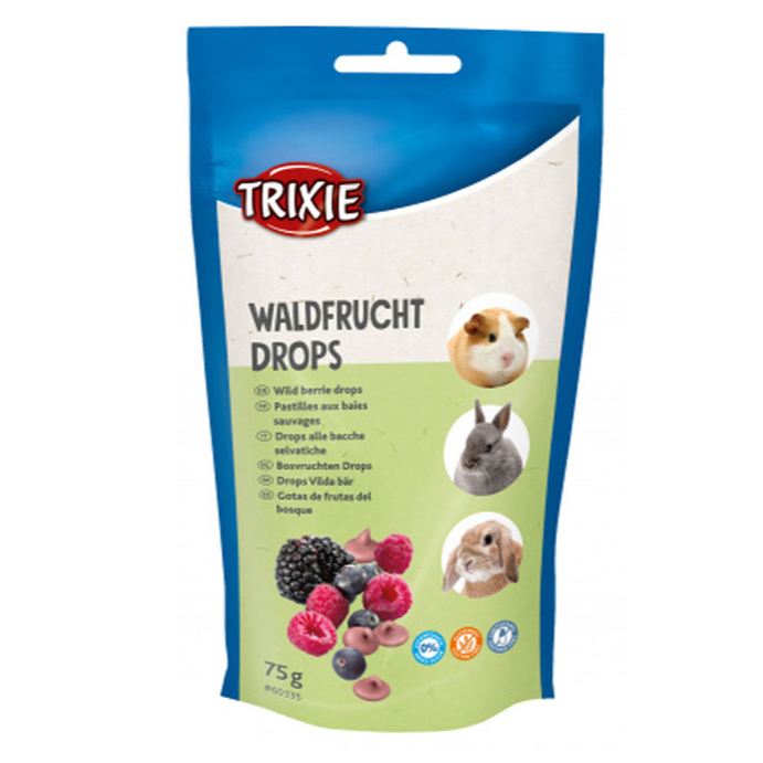 Trixie Mini Drops, Wild berry Small animal treats, Small Animal treats, Pet Essentials Warehouse