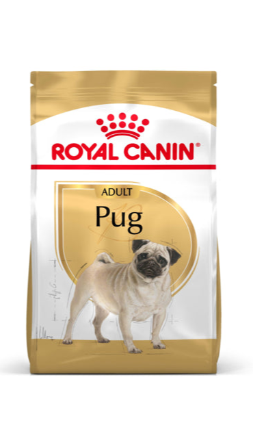 Royal Canin Pug Adult Dry Dog Food 2kg bag, pet essentials warehouse, Adult Pug Food