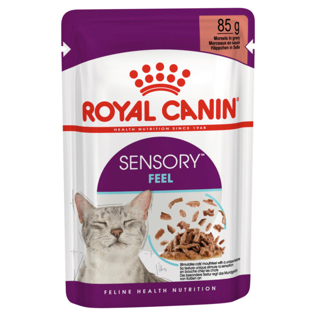 Royal Canin Sensory Feel in Gravy Wet Cat Food, Sensory Feel for cats, Cat food for cats, Wet cat food, Gravy cat food, Pet Essentials Warehouse