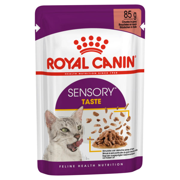 Royal Canin Sensory Taste in Gravy Wet Cat Food, Royal Canin Cat wet food, Wet food for cats, Tasty wet food, Sensory Taste cat food, Royal Canon, Pet Essentials Warehouse