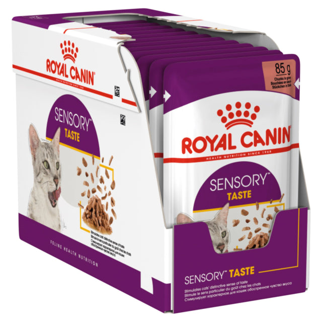 Royal Canin Sensory Taste in Gravy Wet Cat Food, Royal Canin Cat wet food, Wet food for cats, Tasty wet food, Sensory Taste cat food, Royal Canon, Pet Essentials Warehouse