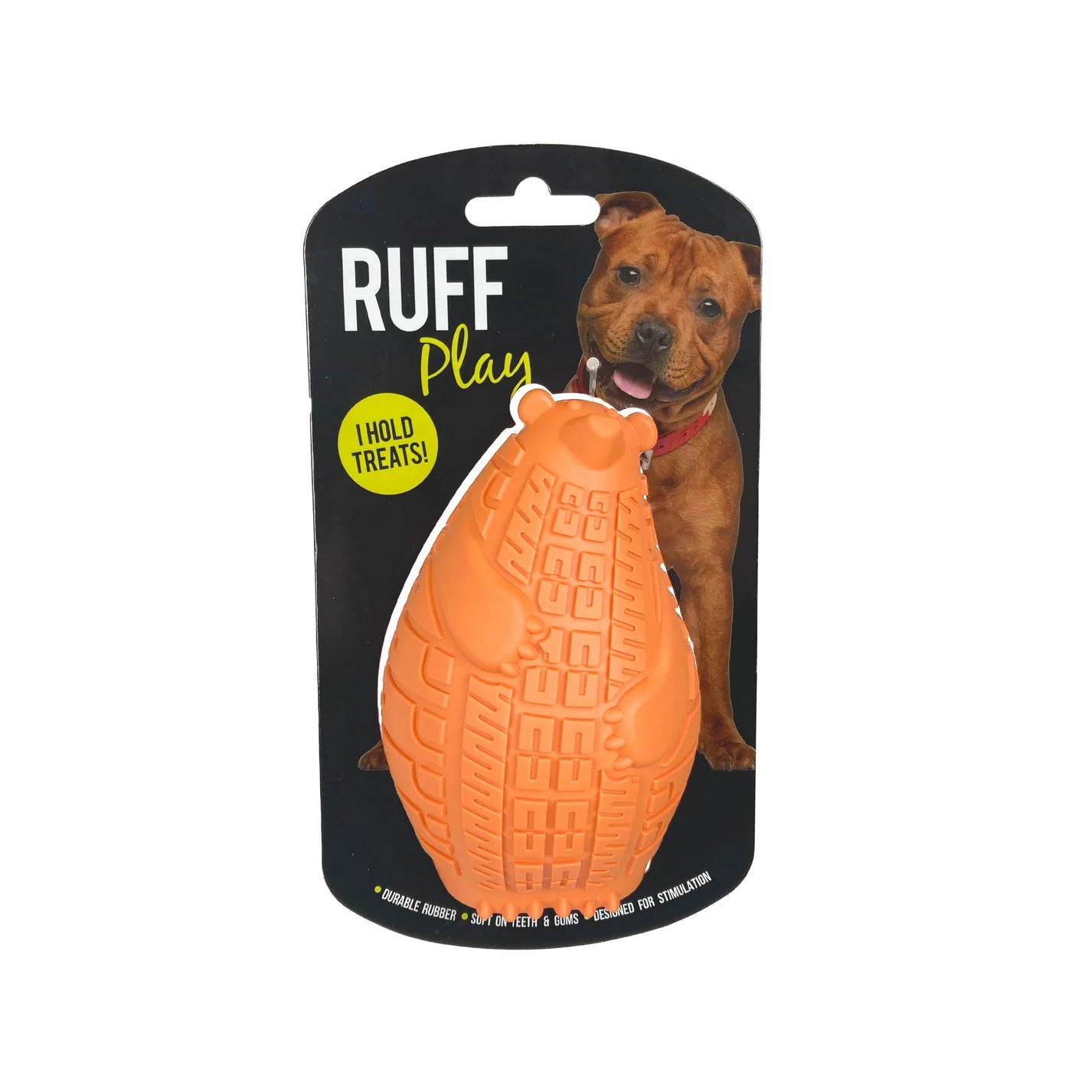 Ruff Play Treat Bear Dog Toy - Pet Essentials Warehouse