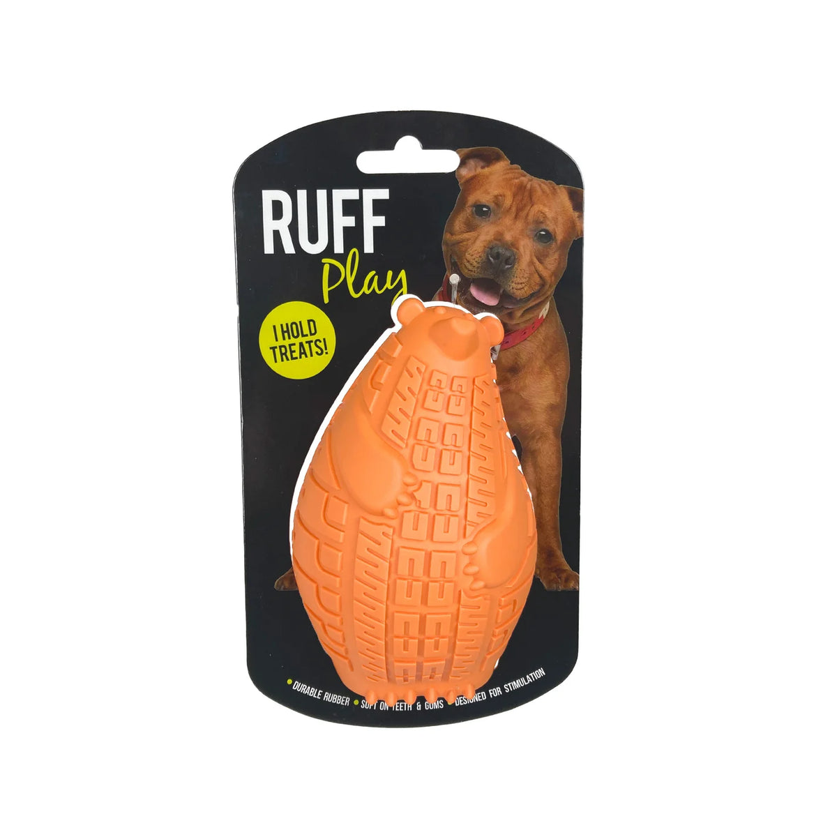 Toy Ruff Ruff Play Treat Bear Dog Toy - Pet Essentials Warehouse