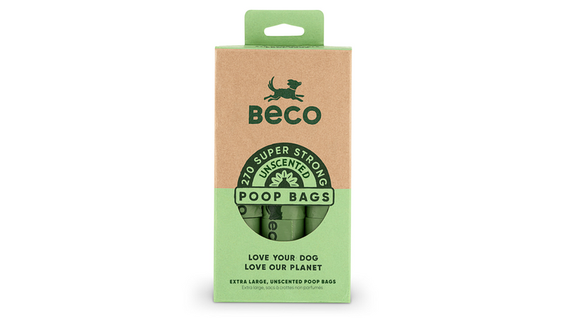 Beco Poop Bags - 270pk, beco dog poo bags 270 pack, pet essentials warehouse