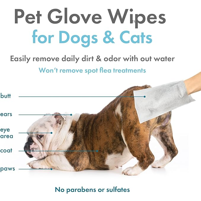 Petkin Pet Glove Wipes