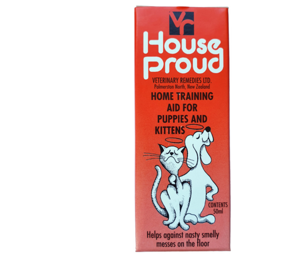 Vet Remedies House Proud Training Aid, Toilet training for puppies, house training for puppies, Newzealand made, home training for kittens, Pet Essentials Warehouse