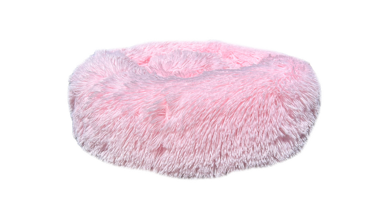 Brooklands Calming Pet Bed Candy Floss, Calming bed for cats and dogs, pink calming bed, round bed for pets, Calming bed for pets, Pet Essentials Warehouse