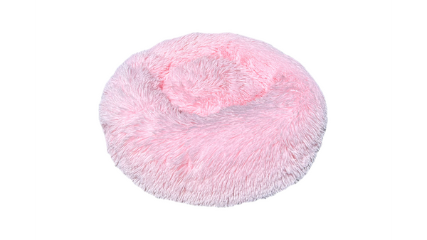 Brooklands Calming Pet Bed Candy Floss, Calming bed for cats and dogs, pink calming bed, round bed for pets, Calming bed for pets, Pet Essentials Warehouse