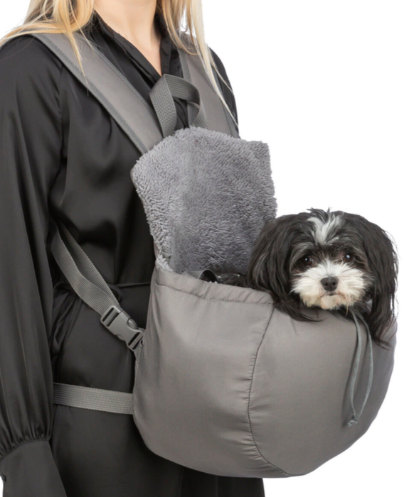 Trixie Molly Pet Front Carrier Grey Pet Carrier Pet Essentials
