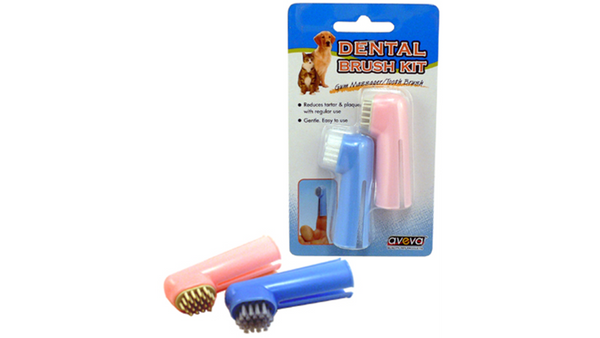 Oral Hygiene Cat and Dog Dental Kit, Dental Care, Pet Essentials Warehouse, Finger Brush For puppies and dogs