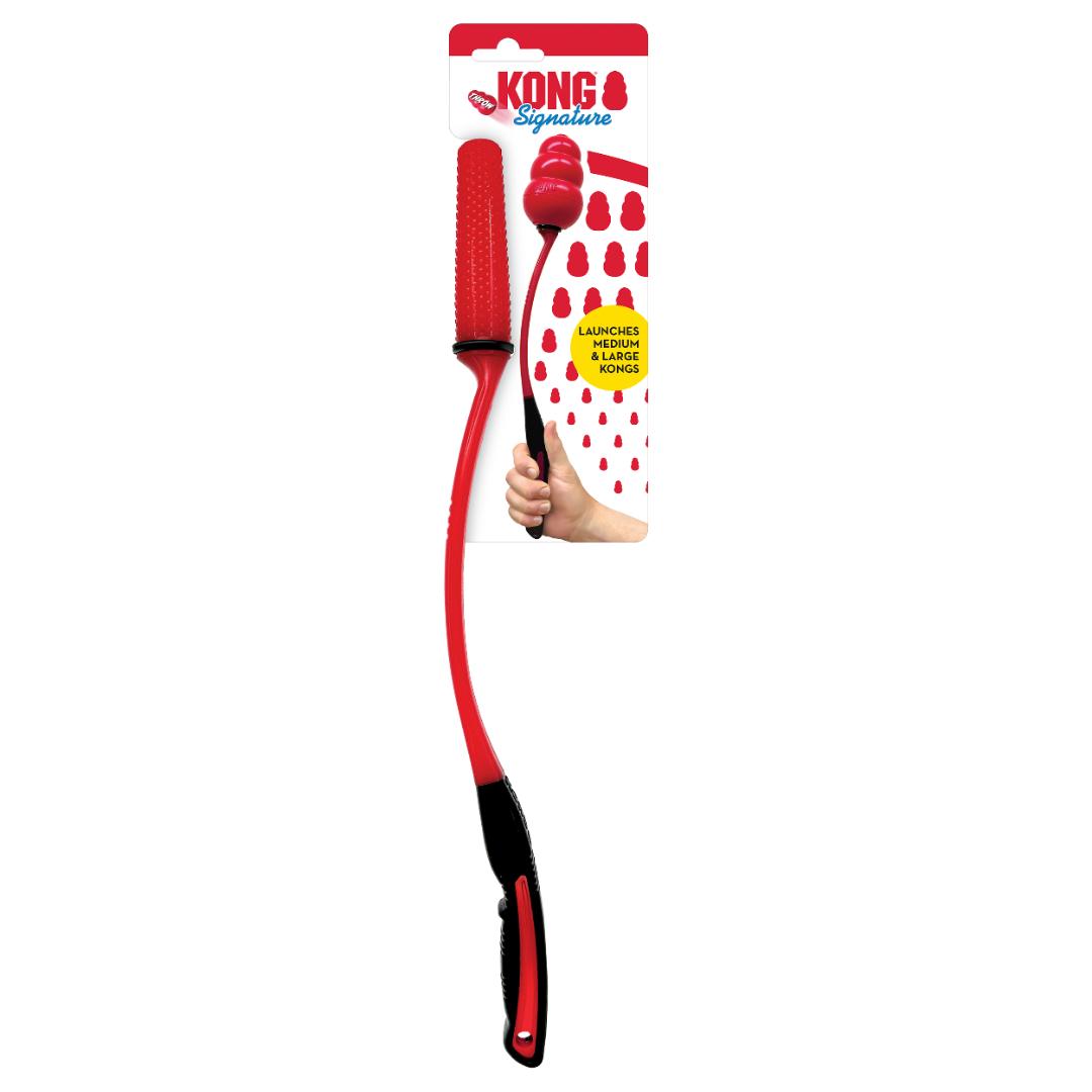 Kong Signature Throw Chuckit, Kong Ball Launcher, pet essentials warehouse
