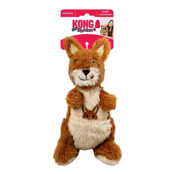 Kong Shakers Passports Kangaroo Dog Toy, Pet Essentials Warehouse