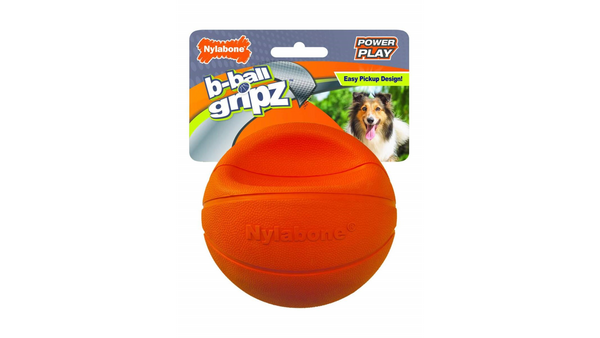 Nylabone Basketball Gripz Dog Toy, Basketball Dog Toy, Power play, Pet Essentials Warehouse