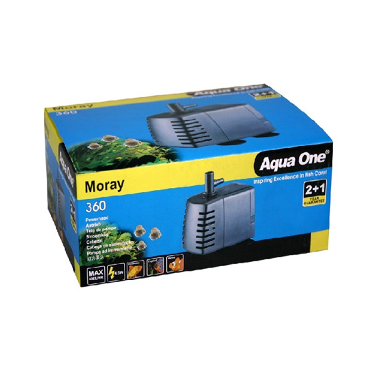 Aqua One Moray Submersible Pump 360, Pet Essentials Warehouse, Pet City, Pet Essentials Porirua