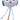 A plush owl toy with large embroidered eyes, a small orange beak, blue wings, and a light blue yarn body on a wooden stick, shown with dimension arrows and text indicating 11cm width and 18.5cm height on a white background.