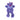 Snuggle Friends Flatties Blue And Purple  Rhino Dog Toy, Pet City