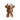 Snuggle Friends Flatties Brown Spotted Bear Dog Toy, Barcode, Back of toy, Pet City