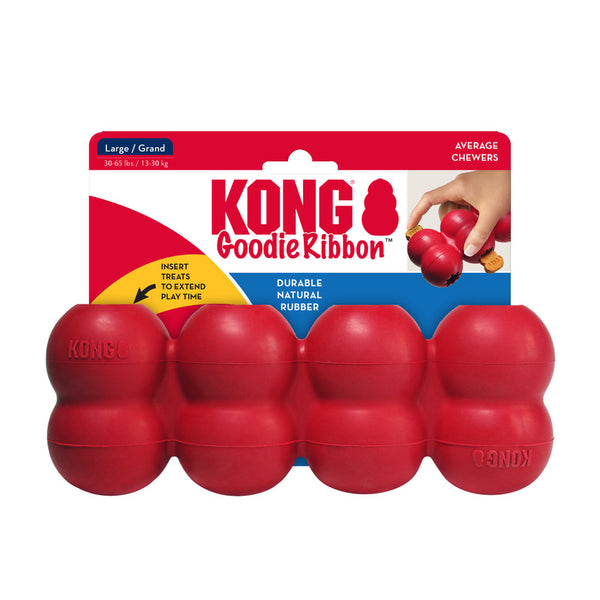 Kong Classic Goodie Ribbon large, pet essentials warehouse, kong enrichment dog toy