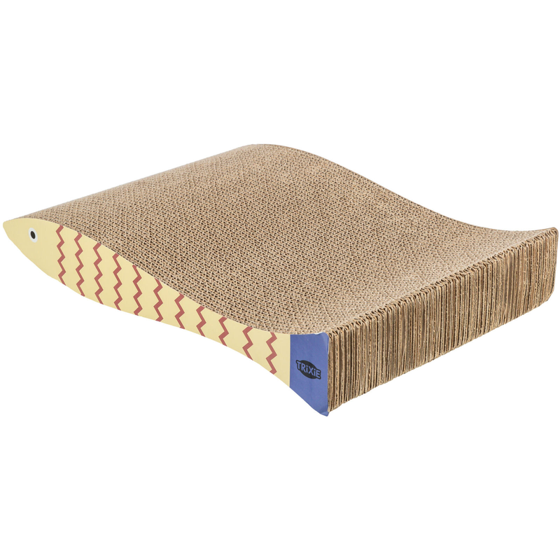 Trixie Cardboard Scratcher Fish, scratcher for cats, pet essentials warehouse
