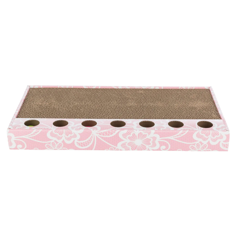 Trixie Cardboard Scratcher with ball track, Trixie cat toys, toys for cats, pet essentials warehouse
