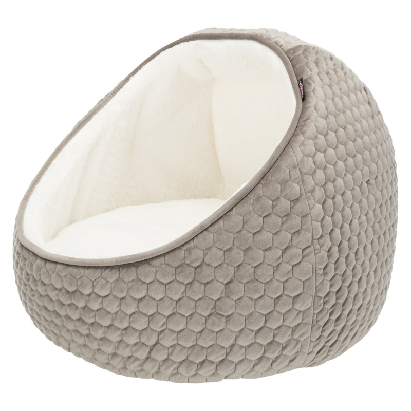 Trixie Livia Cat Cave Gray, gray bedding, bedding for small dogs, pet essentials warehouse