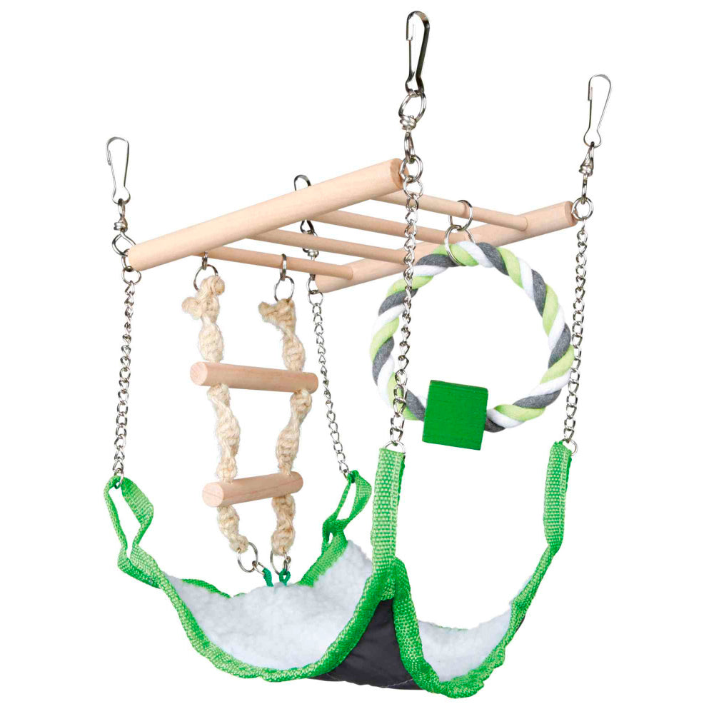 Trixie Suspension Bridge with Hammock, trixie small animal toys, Pet Essentials Warehouse