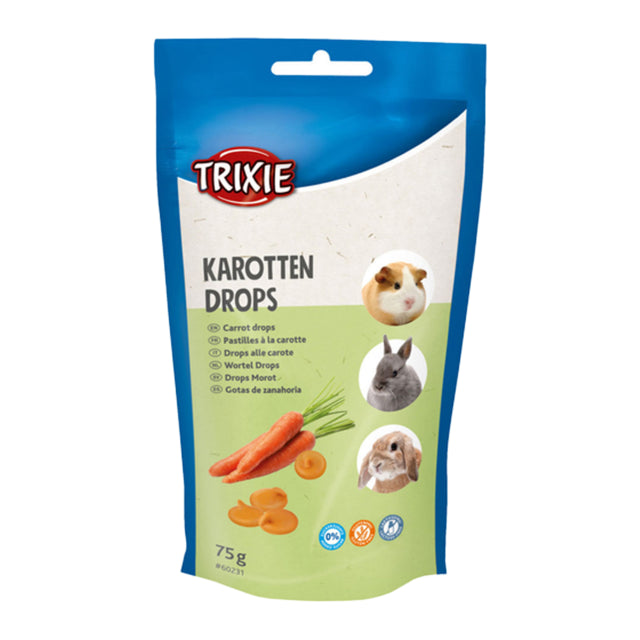 Trixie Vitamin Drops Carrot Small Pet Treats packed, pet essentials warehouse