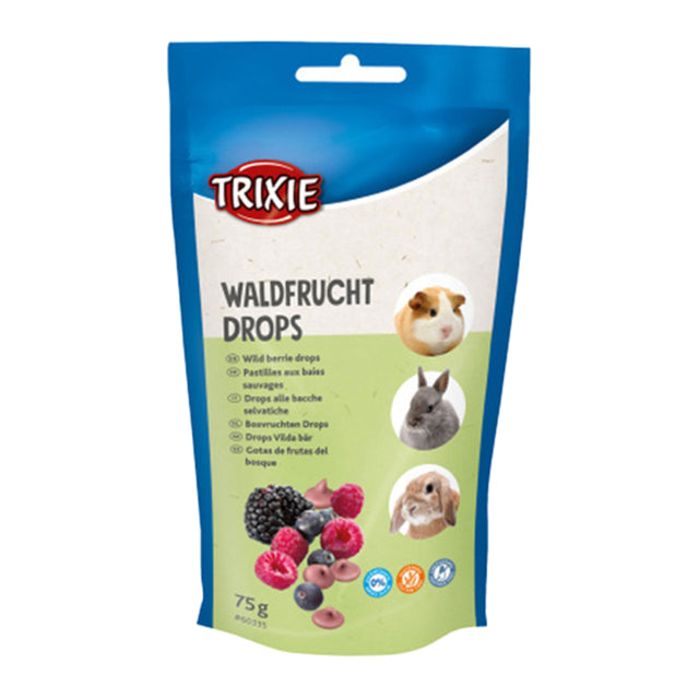 Trixie Vitamin Drops Wild Berry Small Pet Treats Packaged, Pet Essentials Warehouse