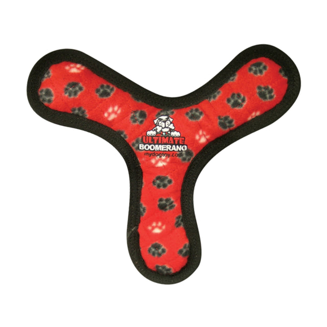 Tuffy Boomerang Ultimate Red Paws Dog Toy, Tuff dog toys, toys for dog, Pet Essentials Warehouse
