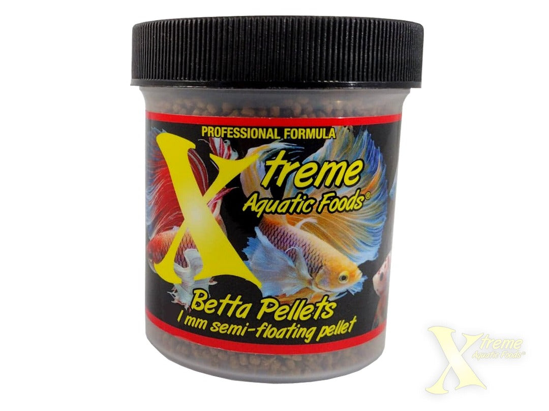 Shell Betta Cream Xtreme Betta Semi Floating Pellet Fish Food - Betta Fish Food Pellets