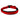 Yours Droolly Collar Foam Red on white background