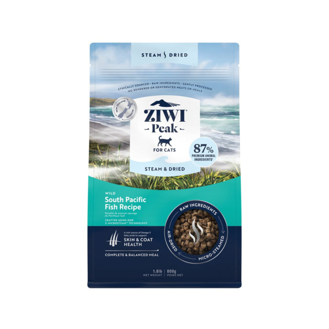 ZIWI Fish Steam & Dried Cat Food, Ziwipeak cat food, Food for cats, Pet Essentials Warehouse