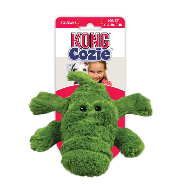 Kong Cozie Ali Alligator Dog Toy, Kong Cozie plush dog toy, pet essentials warehouse