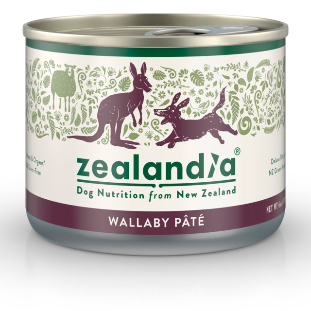 Zealandia Wallaby Pate Wet Dog Food, Zealandia dog food, pet essentials warehouse