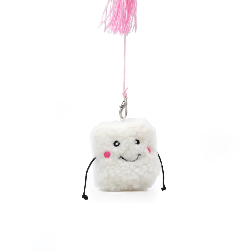 Zippy Claws Zippy Stick Marshmallow Cat Toy, Pet Essentials Warehouse