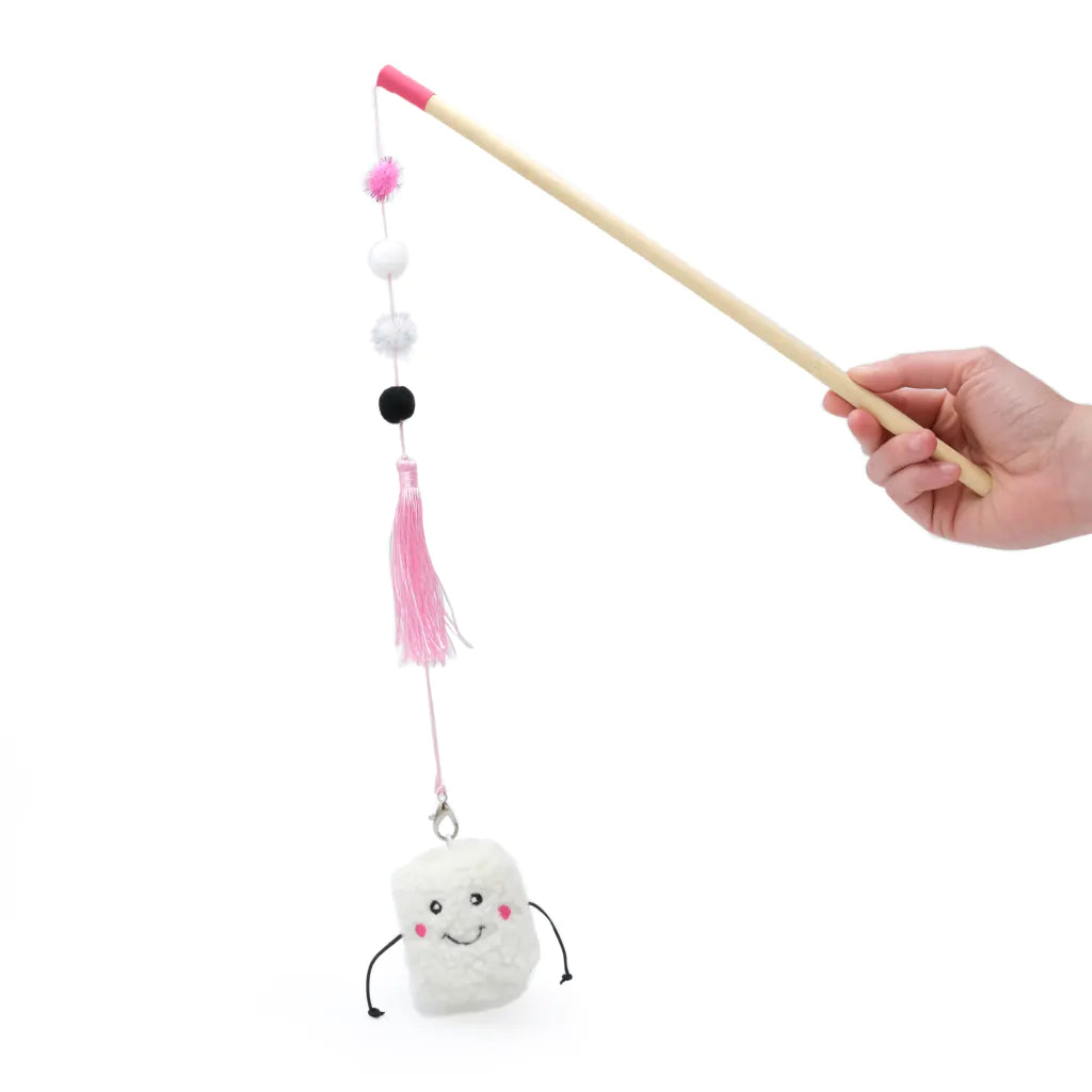 Zippy Claws Zippy Stick Marshmallow Cat Toy, Marshmallow cat toy, Toys for cats, pet Essentials Warehouse