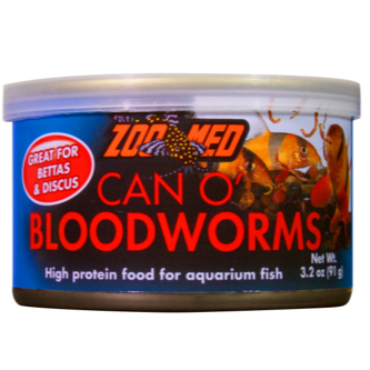 Zoo Med Can of Blood worms, blood worms in a can, Zoo Med, Pet City