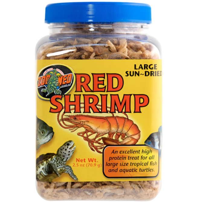 Zoo Med Red Shrimp, Red shrimp, Sun Dried shrimp, pet essentials warehouse
