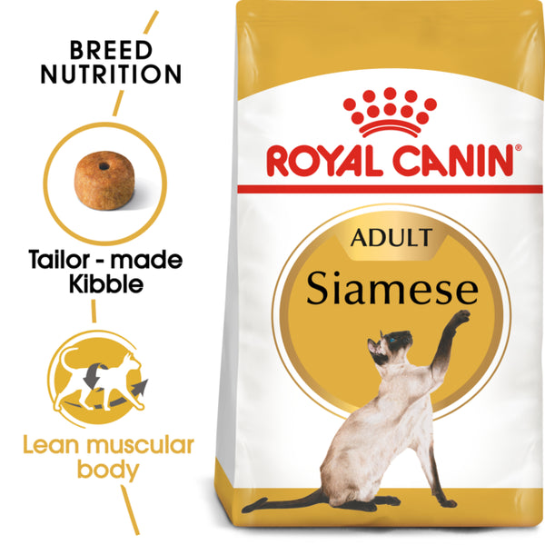 Royal Canin Siamese Adult Dry Cat Food, Siamese food for cats, Food for Siamese cats, Tailor made kibble, Royal Canin Cat food, Pet Essentials Warehouse
