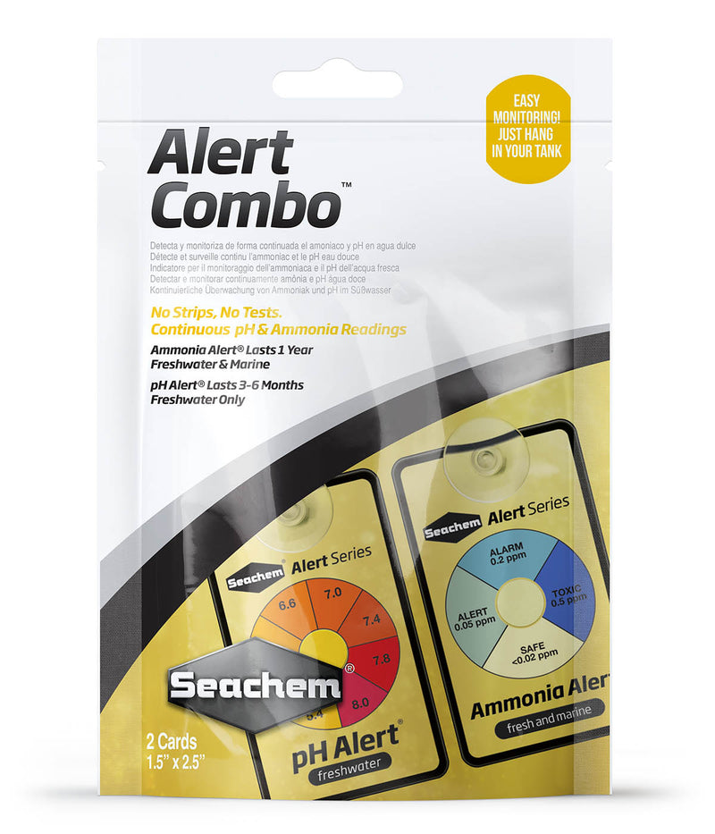 Seachem Alert Combo Pack, Seachem PH and ammonia alert kit, pet essentials warehouse