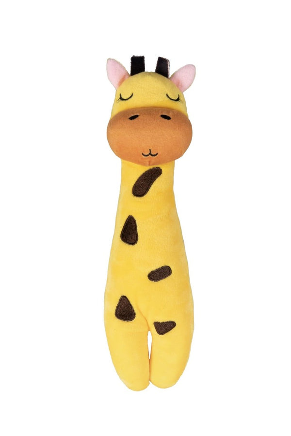 Yours Droolly Recyclies Giraffe Dog Toy, recycled dog toys nz, pet essentials warehouse
