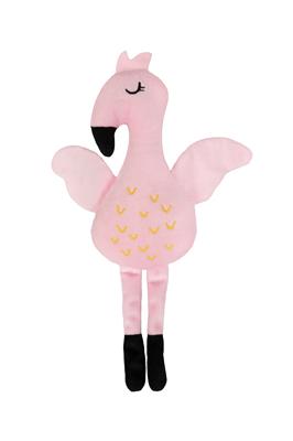 Yours Droolly Recyclies Flamingo large Dog Toy, recycled dog toys, pet essentials warehouse